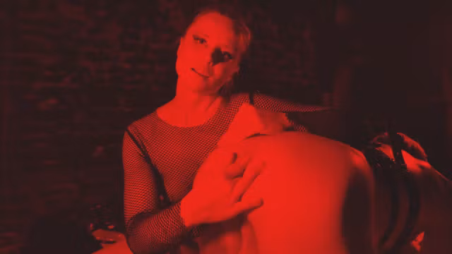 Femdom in the darkness of a techno rave [FULL VIDEO]