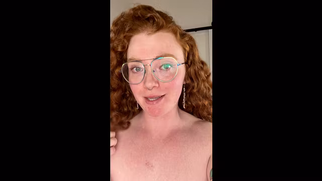 Curvy Redhead Teases Using Her Fuck Machine!