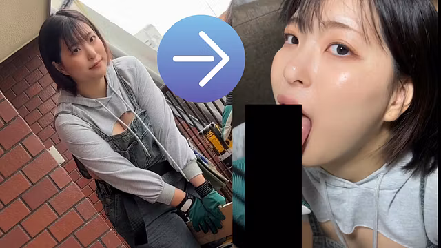 女大工のムチムチ黒髪20代女子がDIYレッスン中先生にフェラ｜日本人,素人,個撮,POV