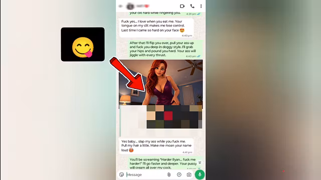 WhatsApp Chat – Hot (Realistic Dirty Boyfriend And Girlfriend) Ai Generated
