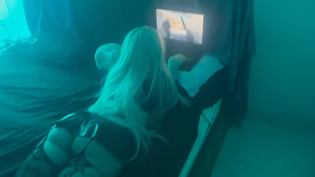 I fucked her while she was playing CS. There were a lot of moans…
