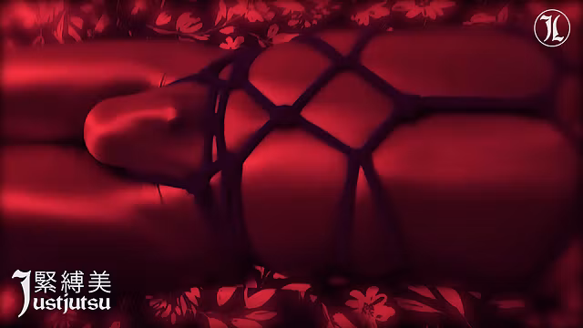 Man in tight Zentai, traped in Japanese Shibari Pleasure Denied, Filmed and Watched Edging All Night by a Sadistic Torturer