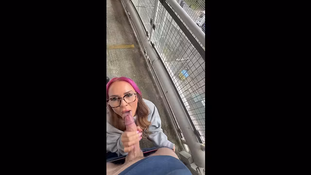 Car park blowjob! Full vid on my links.